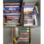 Three boxes of books including travel, children's, autobiographies, etc. **PLEASE NOTE THIS LOT IS