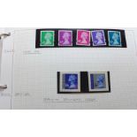 Stamps; an album with a collection of Queen Elizabeth II stamps including two Special Delivery,