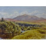 Scottish School (19th Century), two landscapes, watercolours, 36 x 25cms and 19 x 25cms, both