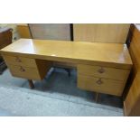 A teak desk