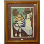 A Pablo Picasso print, framed, 84 x 68cms (including frame)