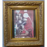A Pablo Picasso print, gilt framed, 96 x 86cms (including frame)