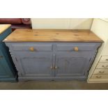 Two painted pine dressers