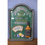 A painted Jack Daniels pub sign