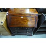 A George III style hardwood bureau