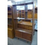 A teak room divider