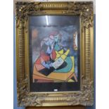 A Pablo Picasso print, gilt framed, 121 x 91cms (including frame)