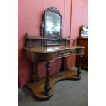 A Victorian mahogany Duchess dressing table