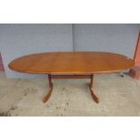 A G-Plan Fresco teak extending dining table