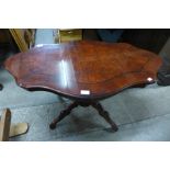 An Italian Sorrento ware mahogany and walnut coffee table