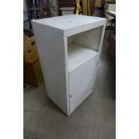 A steel cabinet