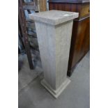 A marble jariniere stand