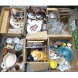 Six boxes of assorted china **PLEASE NOTE THIS LOT IS NOT ELIGIBLE FOR POSTING AND PACKING**