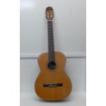 A 1970's Epiphone EC-20 classical guitar, re-strung