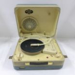 A vintage Philips 'Disc Jockey Major' portable record player