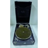 A vintage Mayfair gramophone