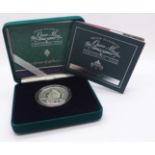 The Queen Mother-Centenary Year (1900-2000) Silver Piedfort Crown coin, double thickness, with