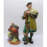 A Royal Doulton figure, The Laird, HN2361 and a smaller figure, Falstaff, HN3236