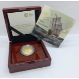 The Royal Mint, The 400th Anniversary of the Voyage of the Mayflower 2020 UK £2 Gold Proof Coin, '