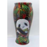 An Anita Harris Art Pottery hand painted vase, signed on the base, 18cm