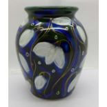 An Anita Harris Art Pottery hand painted vase, signed on the base, 13.5cm