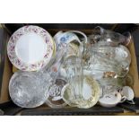 A collection of Royal Crown Derby mixed pattern china including Princess, Chelsea, Brocade, Derby