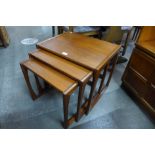 A G-Plan Quadrille teak nest of tables