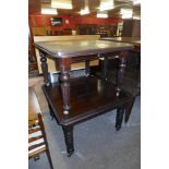 Two Victorian mahogany dining tables