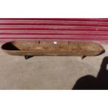 A cast iron trough