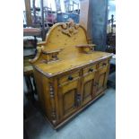 A Victorian style pine chiffonier