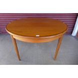 A G-Plan Fresco teak extending dining table