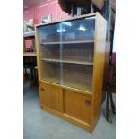 A teak bookcase