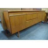 A teak sideboard