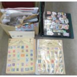 Stamps; large box of stamps, covers and loose stamps