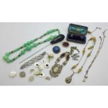 Costume jewellery, etc.