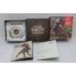 The Royal Mint Tales of The Earth The Dinosauria Collection, Megalosaurus 2020 UK 50p Silver Proof