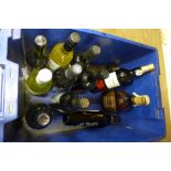 A bottle of Clayva liqueur, a bottle of Dow's Christmas port and ten bottles of wine **PLEASE NOTE