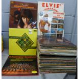 A collection of LP records, classical and easy listening **PLEASE NOTE THIS LOT IS NOT ELIGIBLE