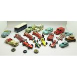 Dinky, Corgi, Lesney and Matchbox die-cast vehicles including Nash Rambler, 238 bus, Talbot Lago,