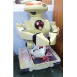 A Toymax RAD robot with remote control, not tested (no charger)