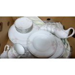 A Royal Doulton Twilight Rose tea and dinner service, some seconds **PLEASE NOTE THIS LOT IS NOT