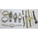 Lady's and gentleman's wristwatches including Accurist, Avia, etc.