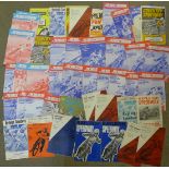 Speedway programmes; 52 programmes from the 1970's and early 1980's