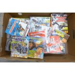 A box of Commando magazines