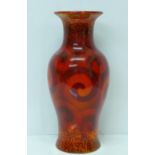 Anita Harris Pottery; a large trial Studio vase, designed and painted by Peter Harris and signed