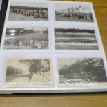 Postcards; large album of postcards, vintage to modern (300)