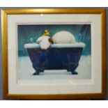 A signed Doug Hyde (b. 1972) limited edition print, Always Together, no. 373/395, 59 x 73cms, framed