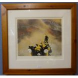 A signed Mackenzie Thorpe (b. 1956) limited edition print, The Great Journey, no. 447/850, 43 x