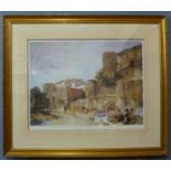 A Sir William Russell Flint limited edition print, no. 395/850, blind stamp to margin, 53 x 68cms,