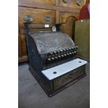 A 19th Century American National counter top shop cash register/till